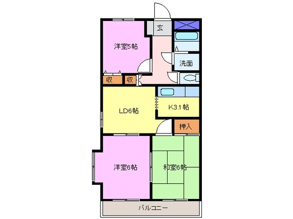 近鉄弥富駅 徒歩20分 1階の物件間取画像